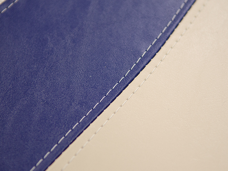 Example of an upholstery French seam.